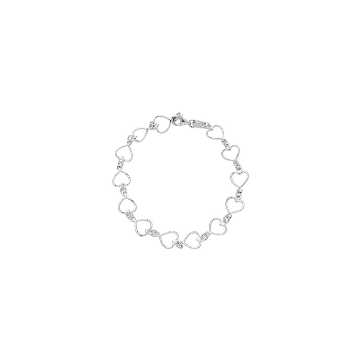 PULSERA CORAZONES EN LINEA - PU4283R