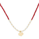 G. PIEDRAS FACETADA+PERLA CENTRO CORAZON - GA1686CH/13