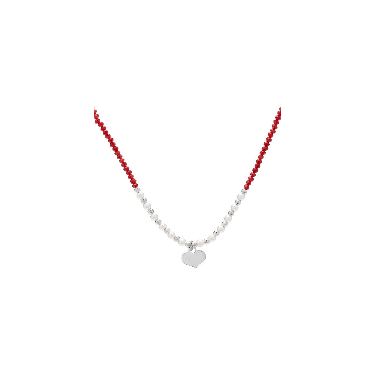 G. PIEDRAS FACETADA+PERLA CENTRO CORAZON - GA1686R/13