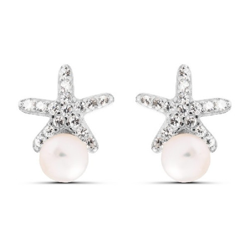 PENDIENTE PERLA ESTRELLA DE MAR - PE5617