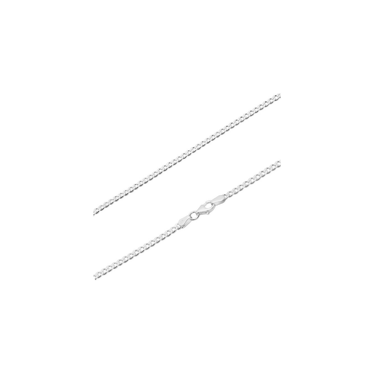 Cadena barbada 80mm, disponible en 40 cm, 45 cm, 50 cm, 60 cm, 70 cm, 80 cm y 90 cm - CA1361/40