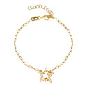 PULSERA ESTRELLA CENTRO CALADA BOLA - PU5328CH