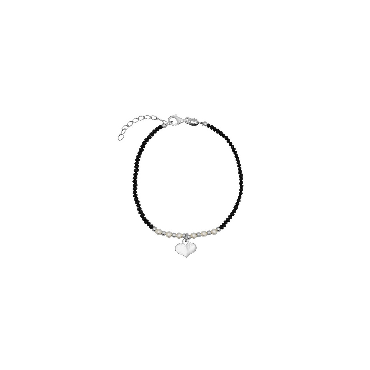 P. PIEDRAS FACETADA+PERLA CENTRO CORAZON - PU5337R/10