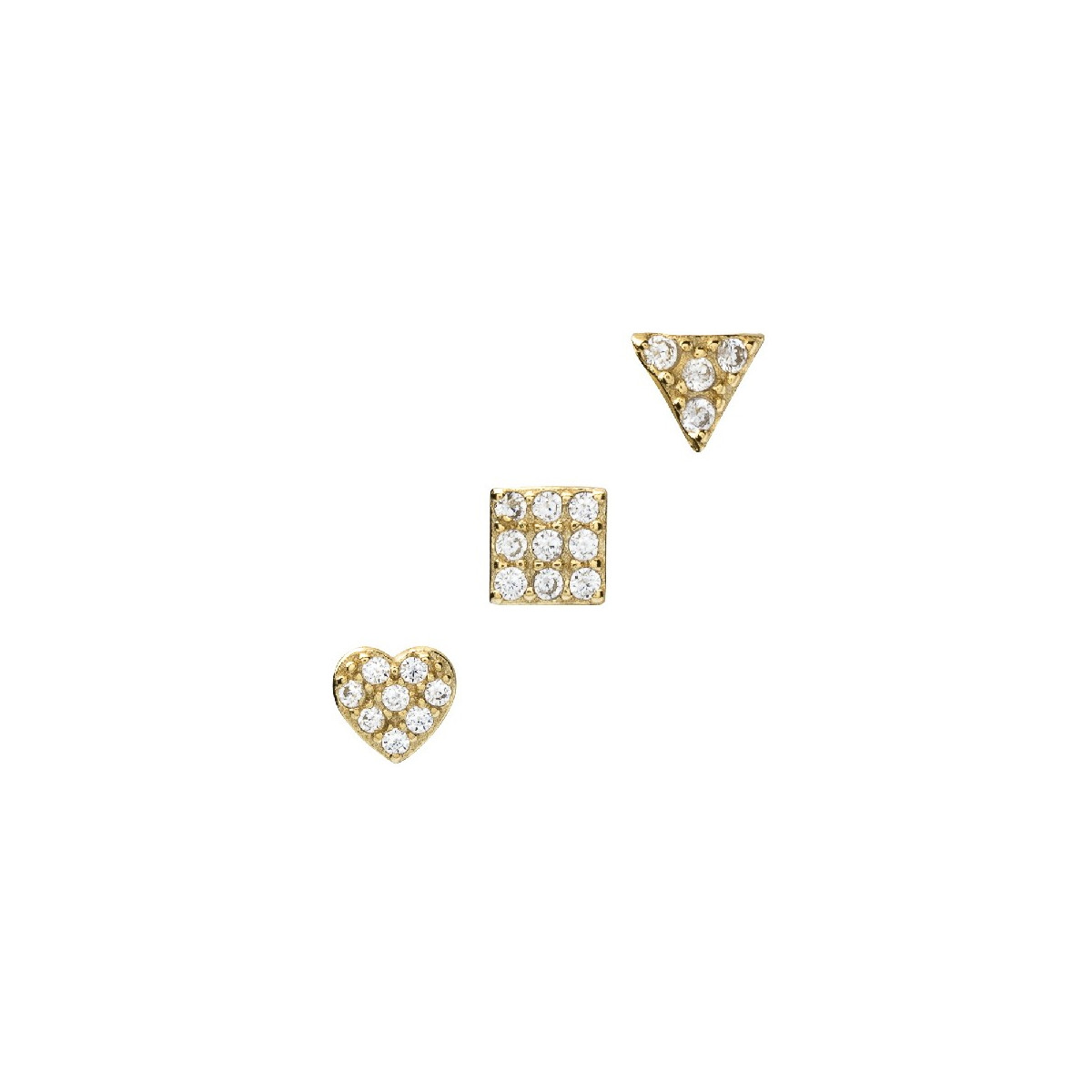 SET 3 UD TRIANGULO, CUADRADO, CORAZON  - PE5930CH