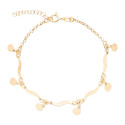 PULSERA DISCOS COLGANDO + ONDAS - PU5121CH