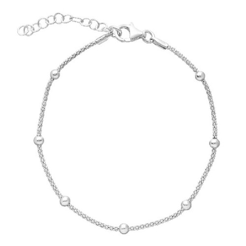 PULSERA CADENA 7 BOLAS EN LINEA - PU5310R