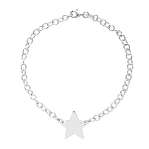 PULSERA CADENA OVAL CENTRO ESTRELLA - PU5332R