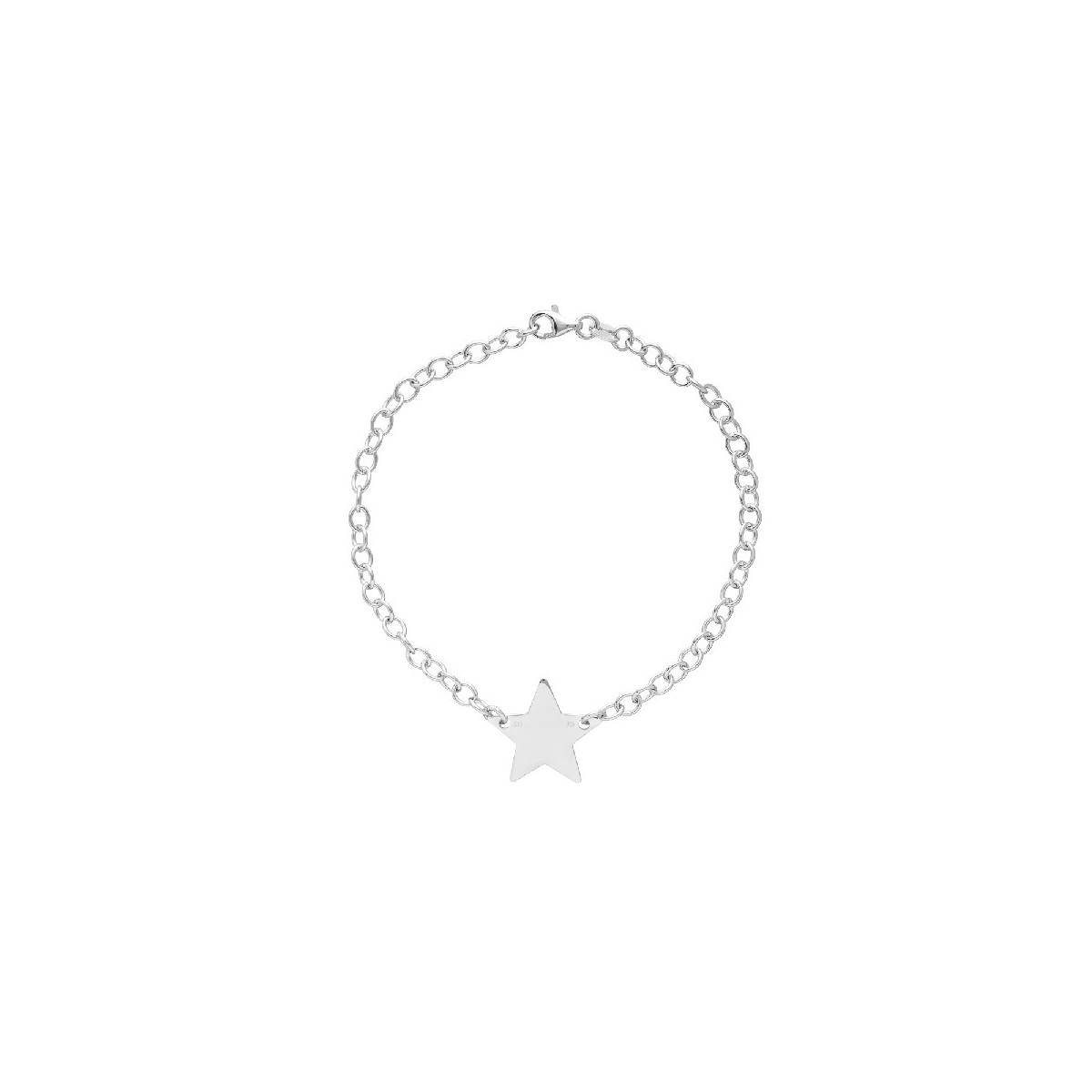 PULSERA CADENA OVAL CENTRO ESTRELLA - PU5332R