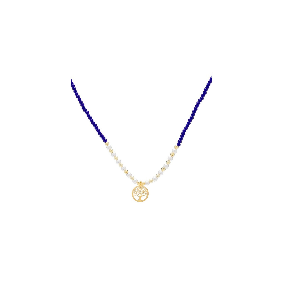 G. PIEDRAS FACETADA + PERLA ARBOL VIDA - GA1687CH/03