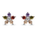 FLOR CINCO PETALOS MULTICOLOR - PE4813/24