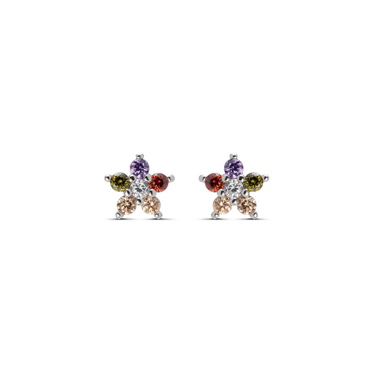 FLOR CINCO PETALOS MULTICOLOR - PE4813/24
