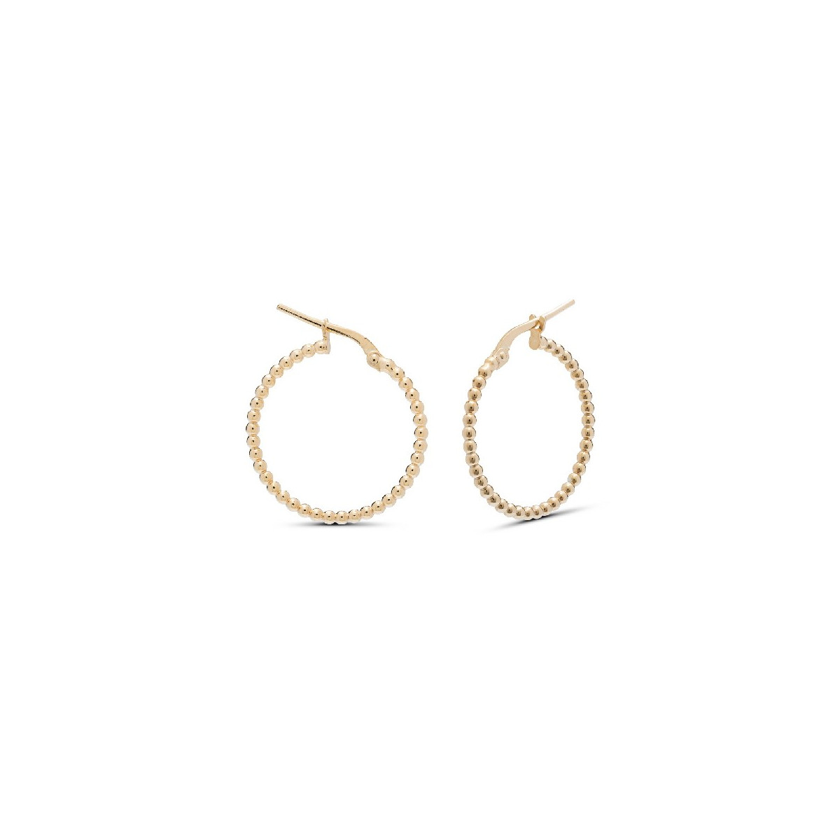 PENDIENTE ARO BOLITAS 24 X 2 MM - PE6029CH