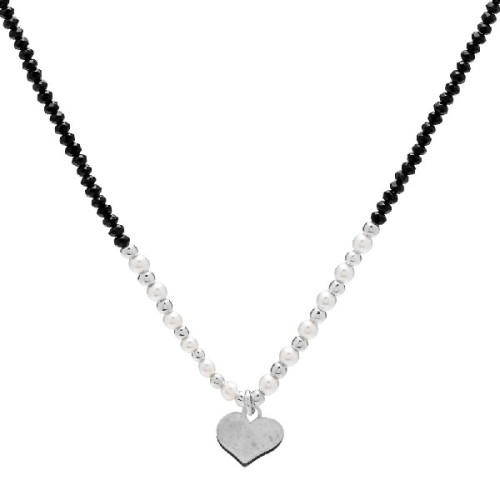 G. PIEDRAS FACETADA+PERLA CENTRO CORAZON - GA1686R/10