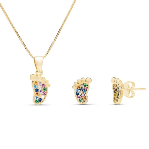 JUEGO PIES BEBE CIRCONITAS MULTICOLOR - JU3082CH/24