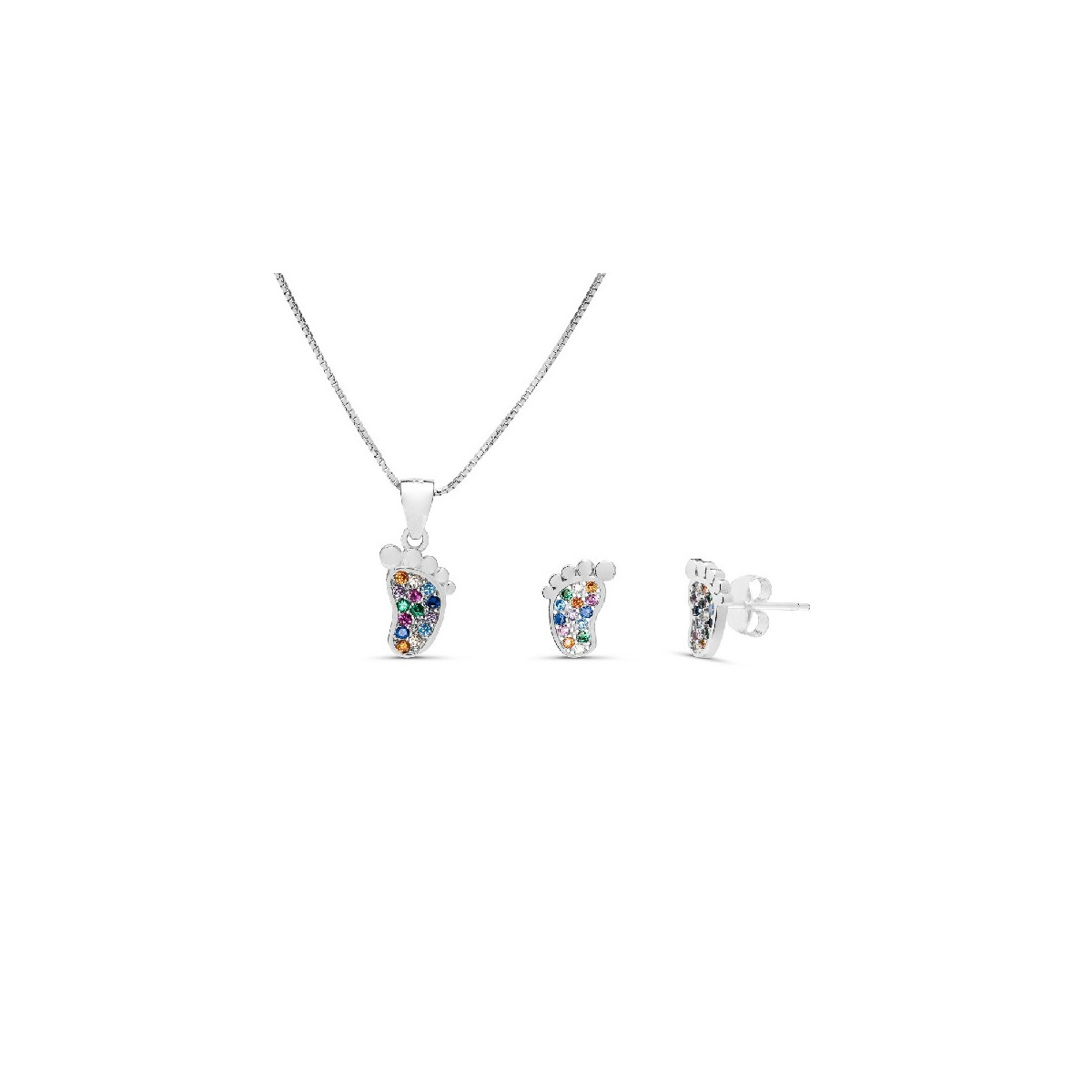 JUEGO PIES BEBE CIRCONITAS MULTICOLOR - JU3082R/24