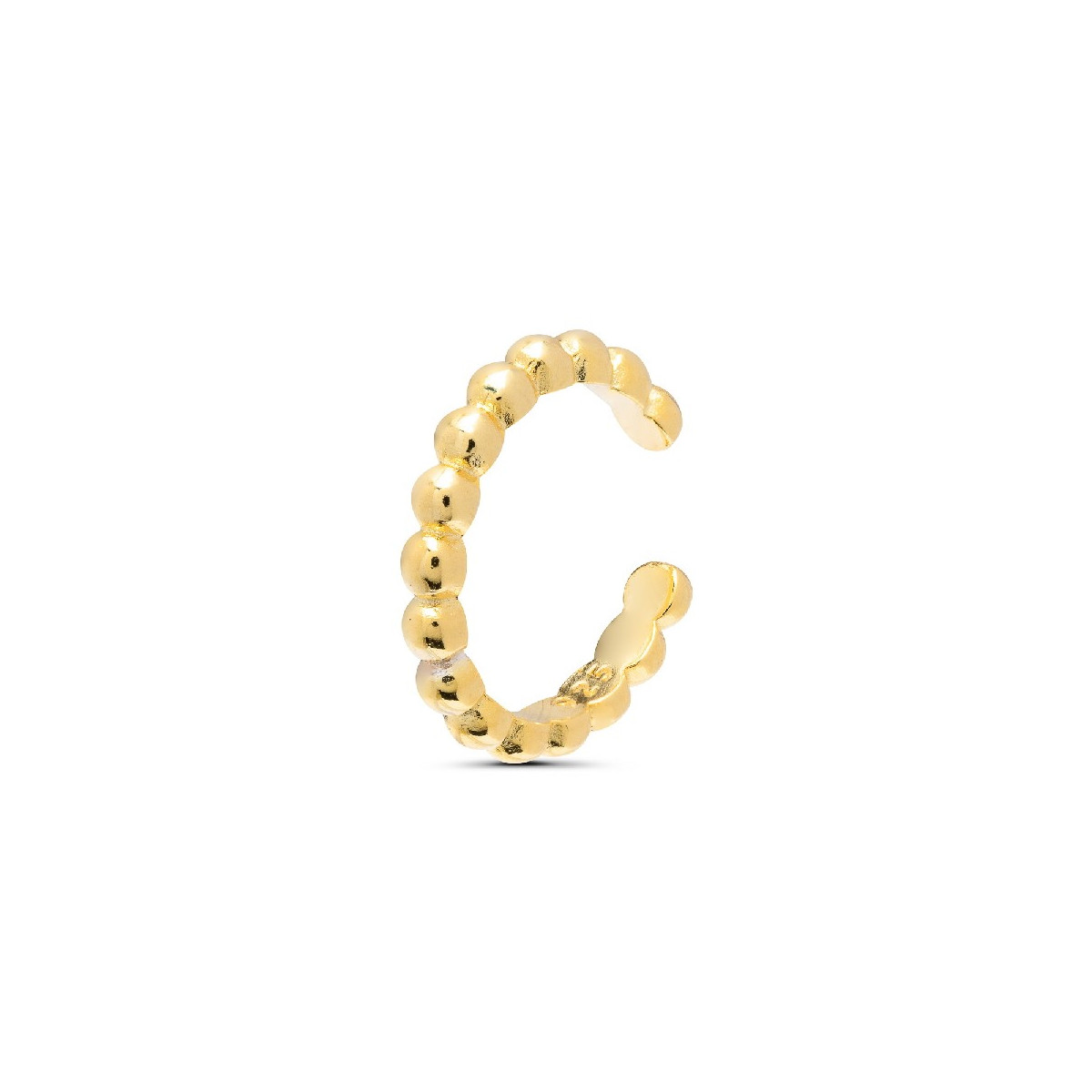 PENDIENTE EAR CUFF BOLITAS LISO - PE6038CH