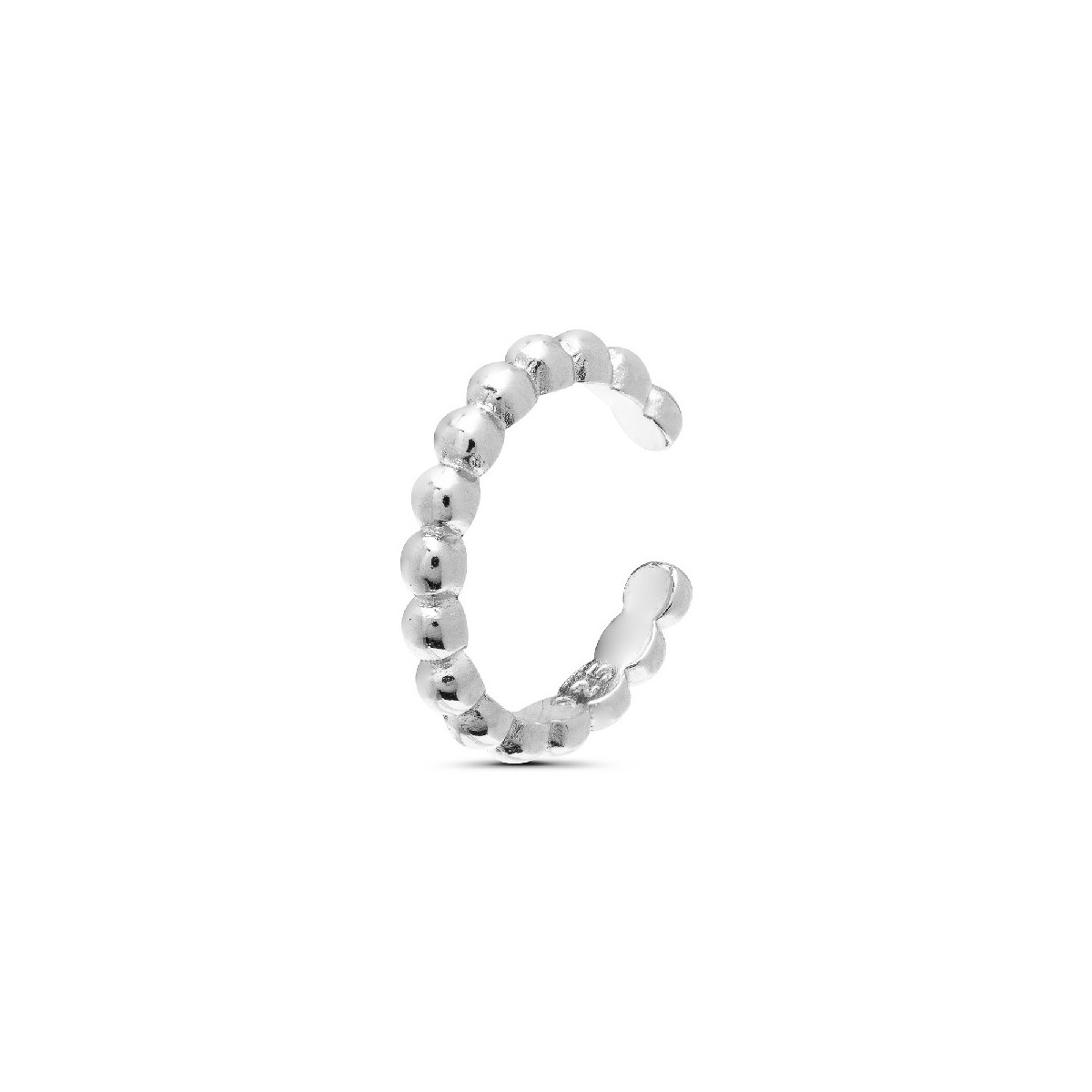 PENDIENTE EAR CUFF BOLITAS LISO - PE6038R