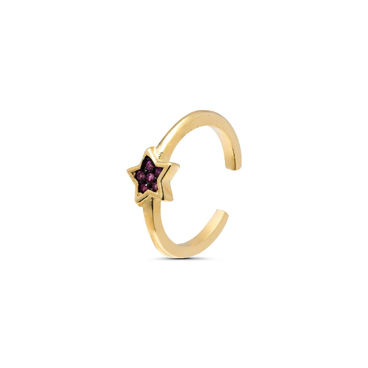 PENDIENTE EAR CUFF ESTRELLA CZ - PE6039CH/13