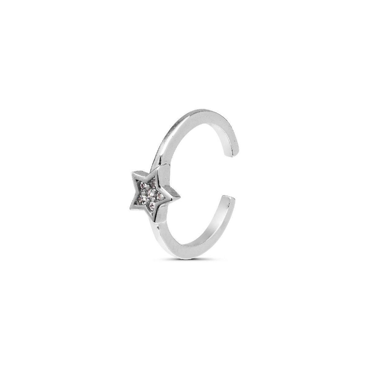 PENDIENTE EAR CUFF ESTRELLA CZ - PE6039R/04