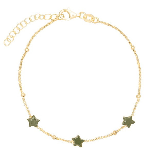 PULSERA 3 ESTRELLAS ESMALTE - PU5349CH/16