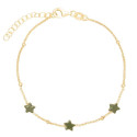 PULSERA 3 ESTRELLAS ESMALTE - PU5349CH/16