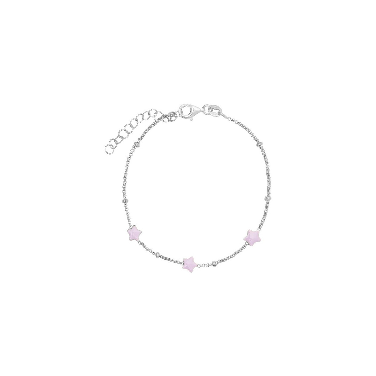 PULSERA 3 ESTRELLAS ESMALTE - PU5349R/14