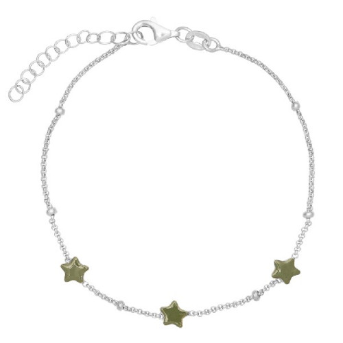 PULSERA 3 ESTRELLAS ESMALTE - PU5349R/16