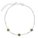 PULSERA 3 ESTRELLAS ESMALTE - PU5349R/16
