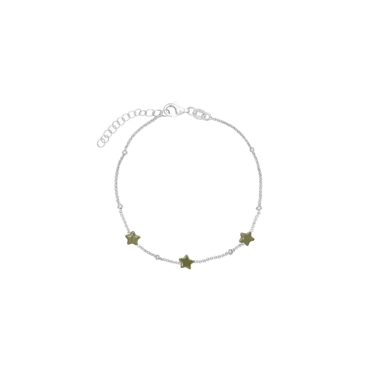 PULSERA 3 ESTRELLAS ESMALTE - PU5349R/16