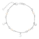 PULSERA PERLAS Y LUNAS EN LINEA - PU5400R