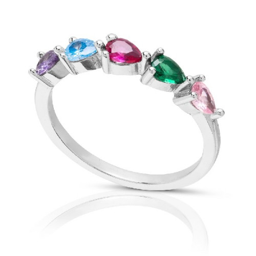 S. PIEDRAS LAGRIMA MULTICOLOR - SO1529R/24