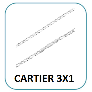 CADENA CARTIER 3X1