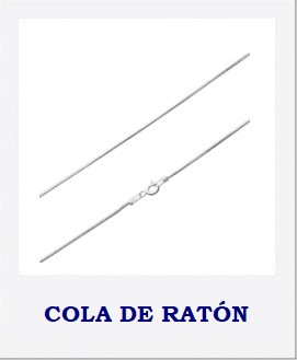 CADENA COLA DE RATÓN